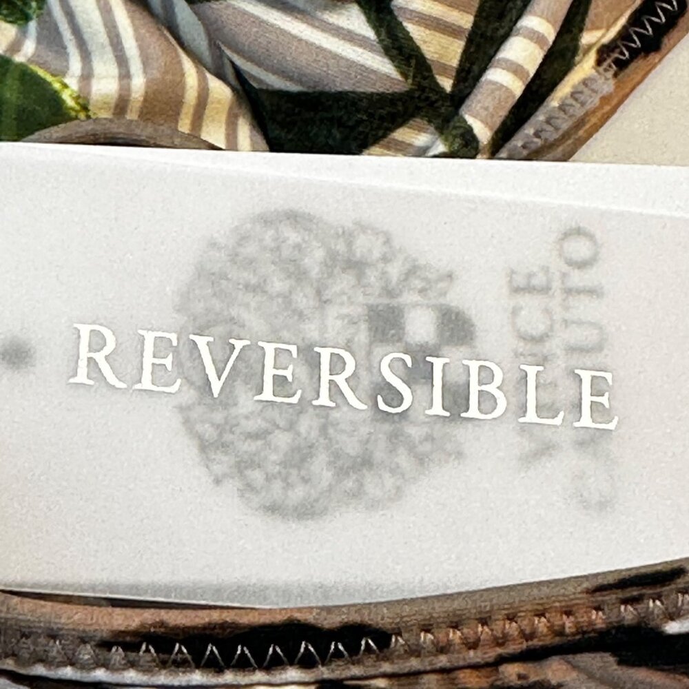 Vince Camuto Reversible One-Piece Swimsuit Leopard & Palm Print Size 14 Women's - Picture 7 of 9